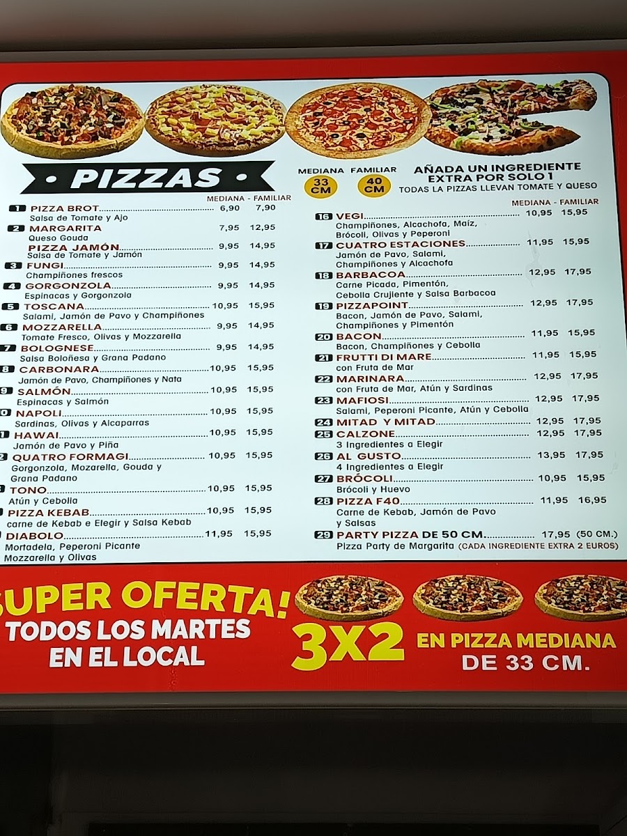 Pizza & Kebab Point Photo Menu 2