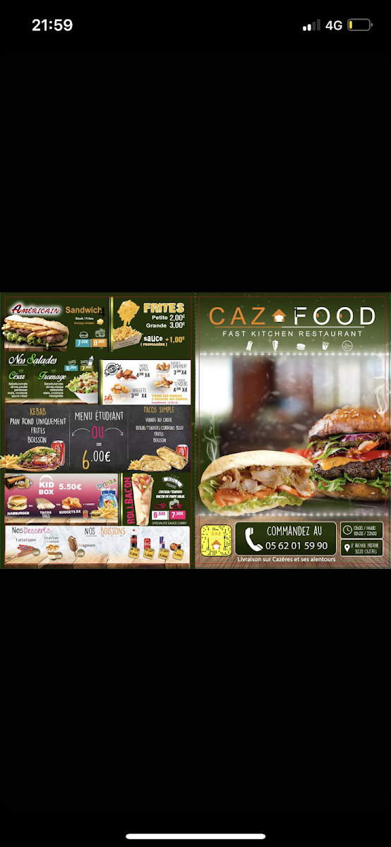 Caz Food Photo Menu 4