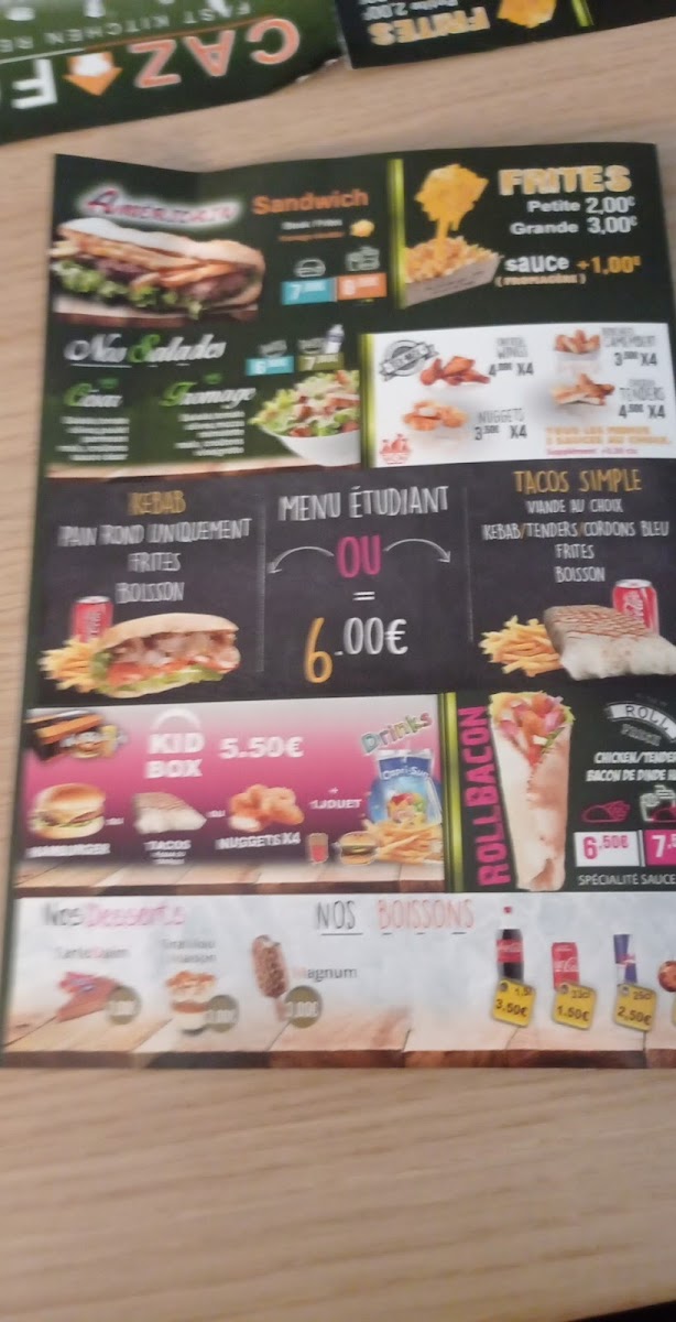 Caz Food Photo Menu 5