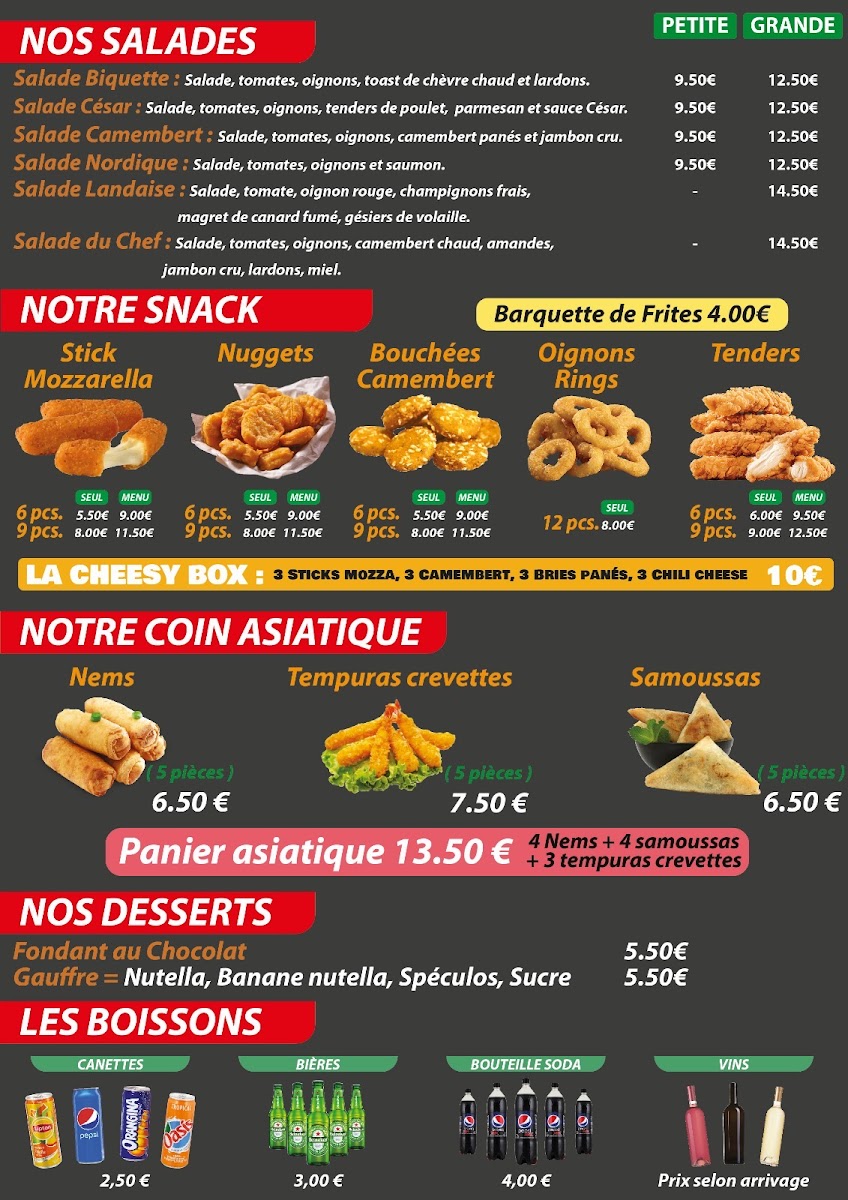 Pizza Alain Beaucaire Photo Menu 1