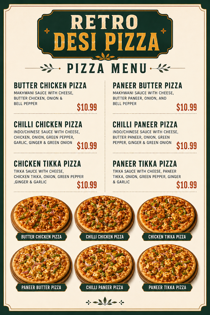 Retro Indian Grill Photo Menu 6