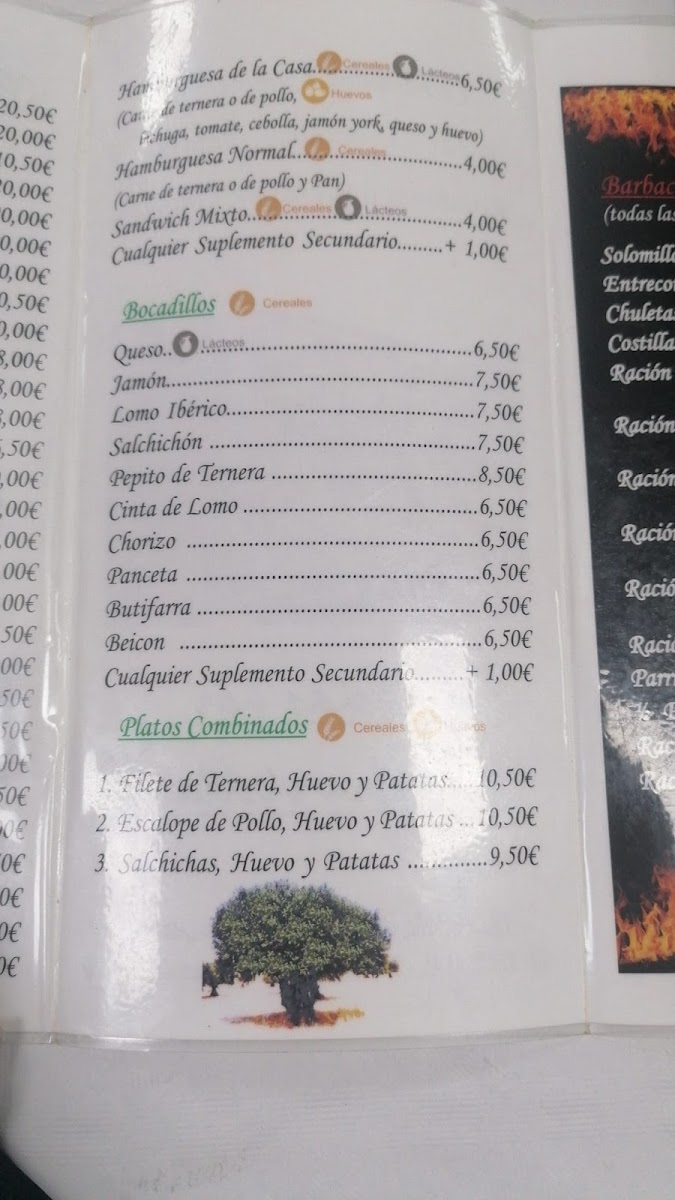 Restaurante El Olivar Photo Menu 8