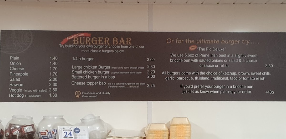Florentine Take-Away Food Bar Photo Menu 1