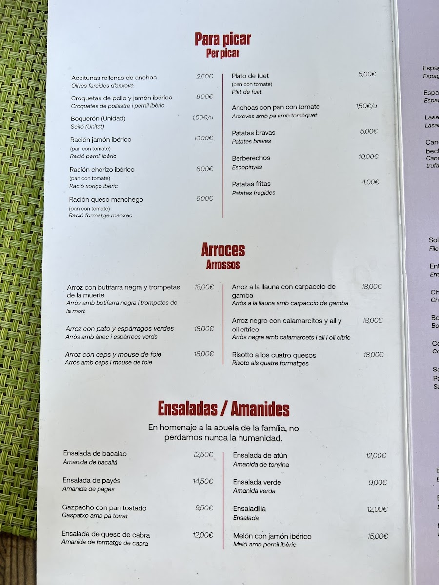 Bar Restaurant David's Photo Menu 10