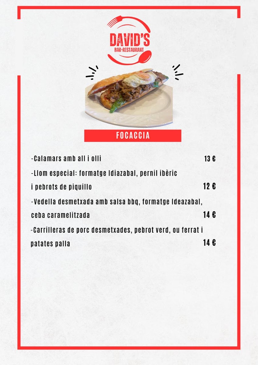 Bar Restaurant David's Photo Menu 8