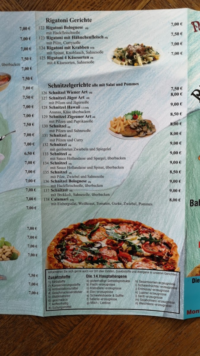 Ro - Pizza, Pasta, Doner Photo Menu 1