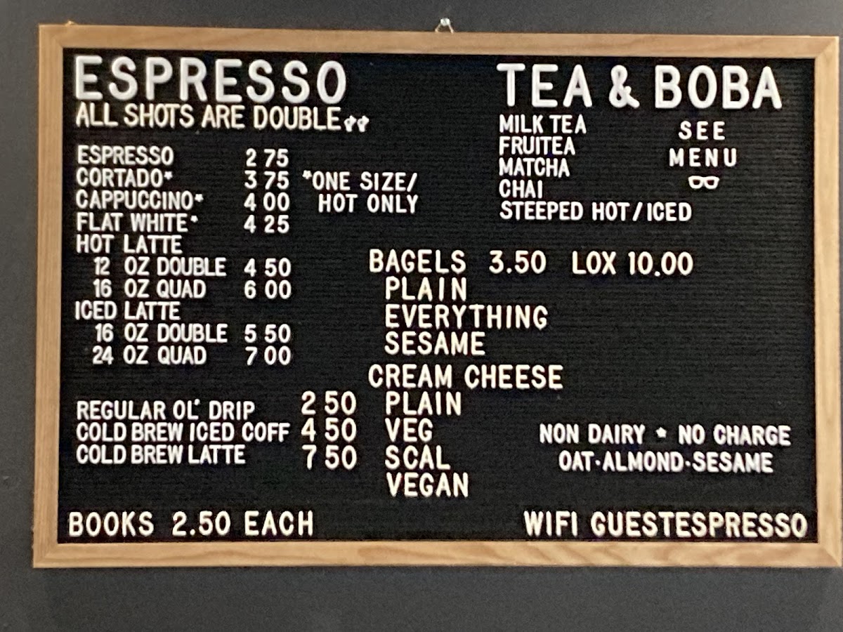Storied Espresso & Boba - SCHENECTADY Photo Menu 4