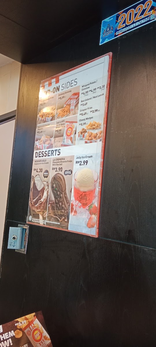 KFC JB Sentral Photo Menu 4