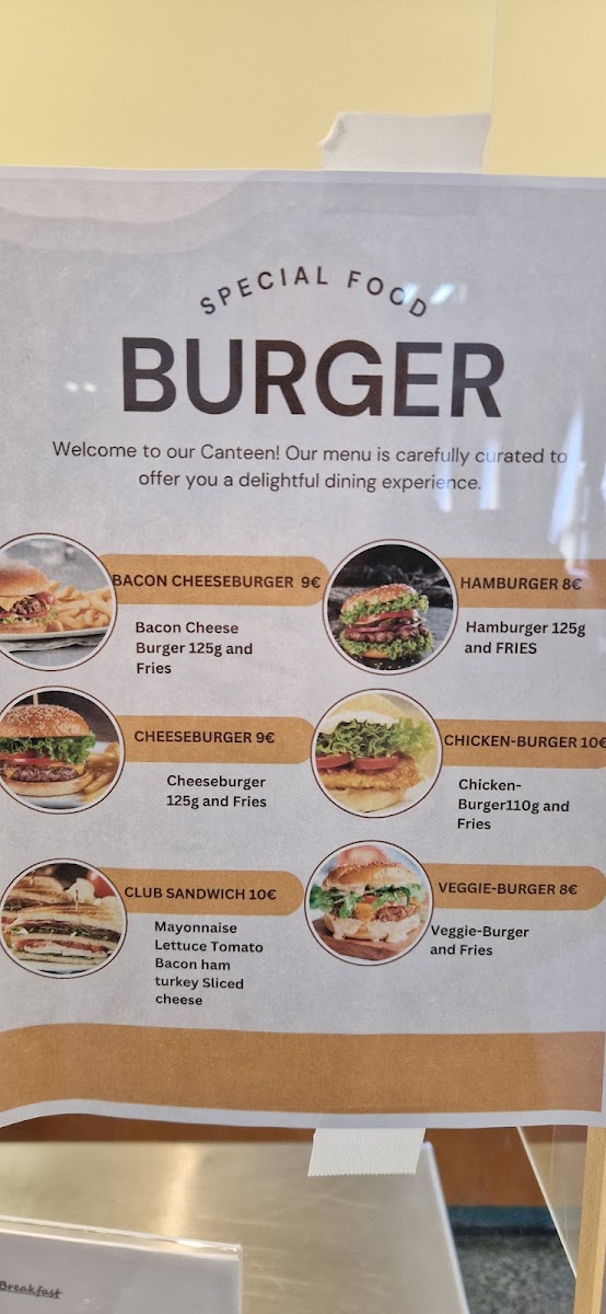 German Canteen Photo Menu 10
