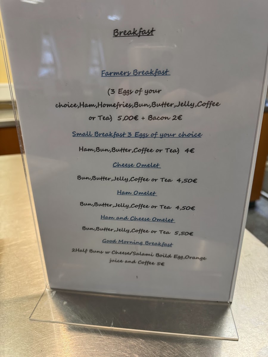 German Canteen Photo Menu 6