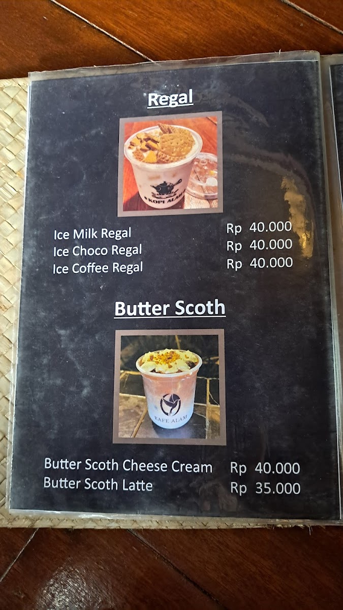 Kafe alam Photo Menu 10