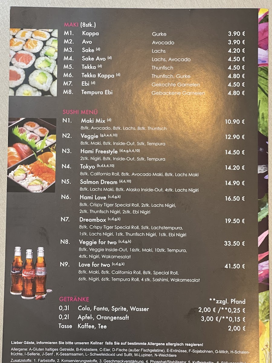 Hami Kitchen Sushi & Bubble Tea Photo Menu 5