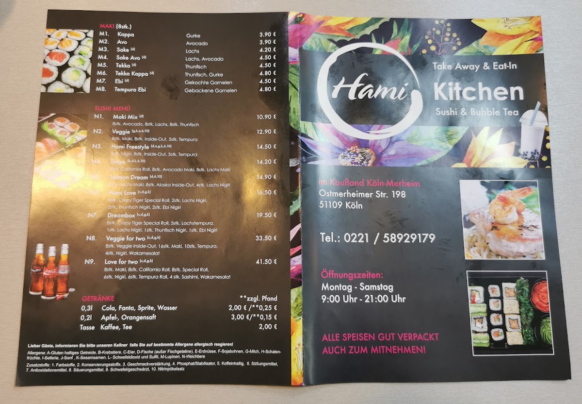 Hami Kitchen Sushi & Bubble Tea Photo Menu 6