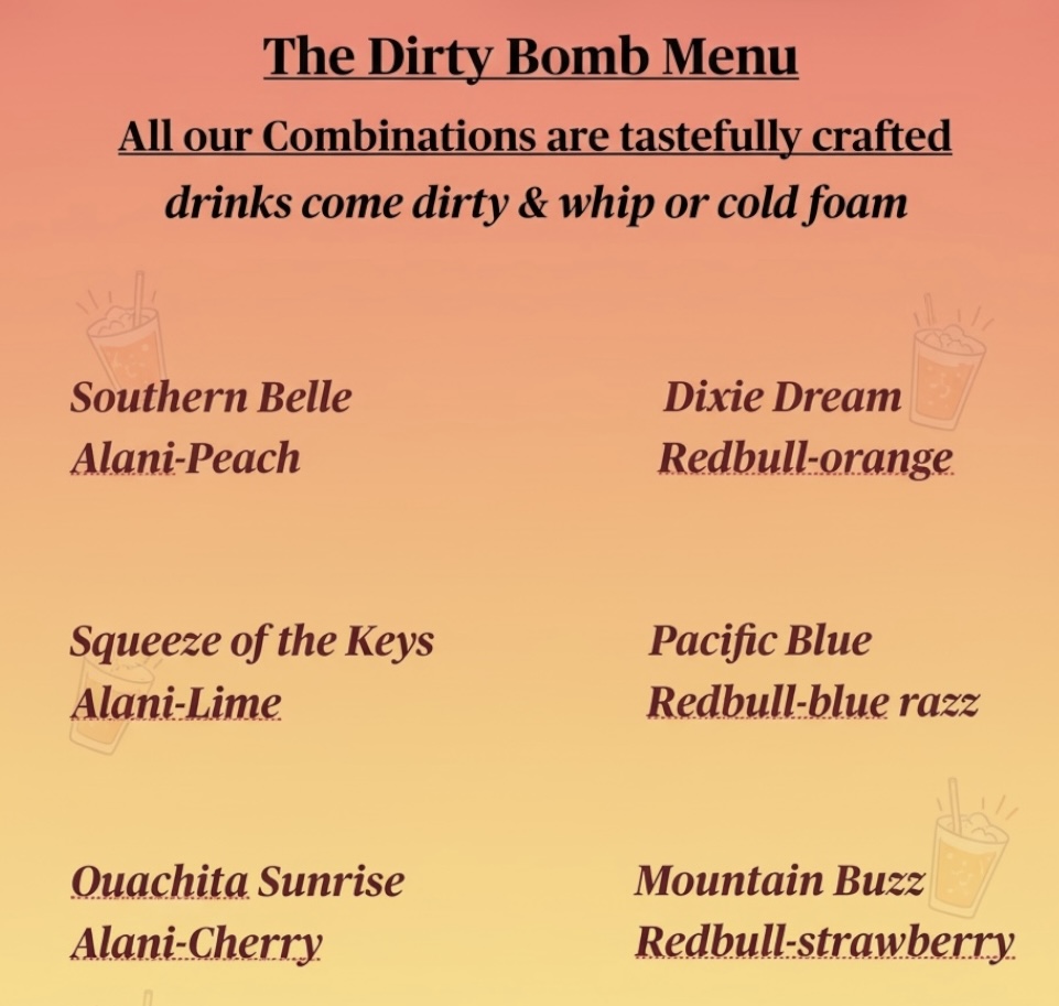 Mena Coffee Company Drive-Thru Photo Menu 5