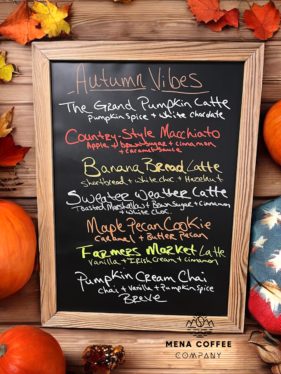 Mena Coffee Company Drive-Thru Photo Menu 9