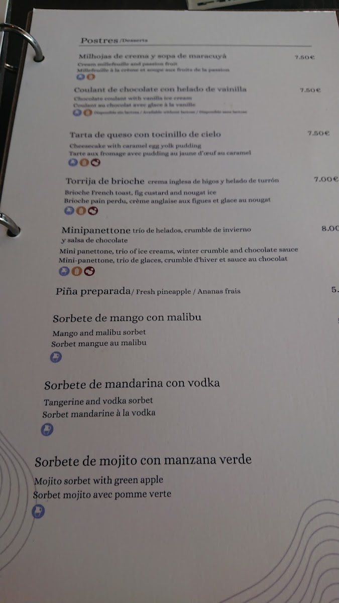 Restaurante La Reserva Santa Rosalía Photo Menu 8