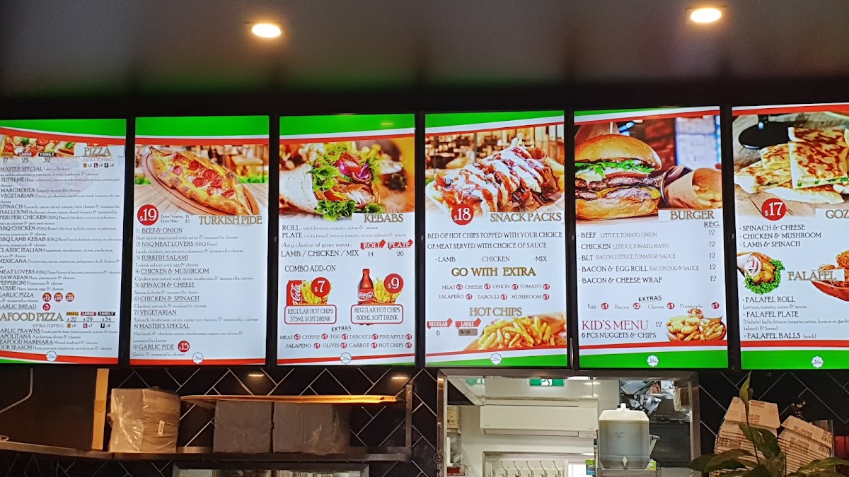 Master Kebabs Kempsey Photo Menu 1