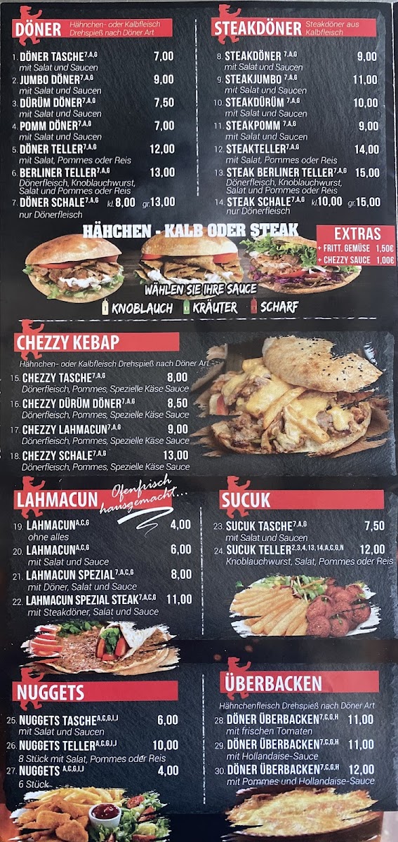 Berliner City Döner Photo Menu 3