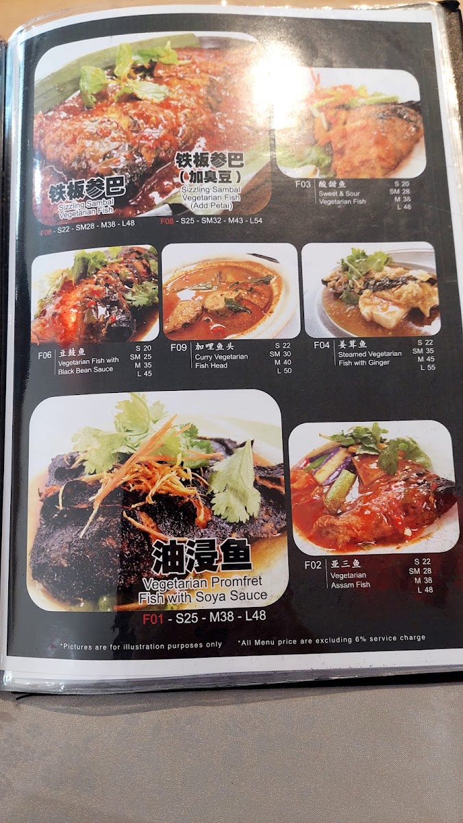 Nature's Vegetarian Restaurant Photo Menu 2