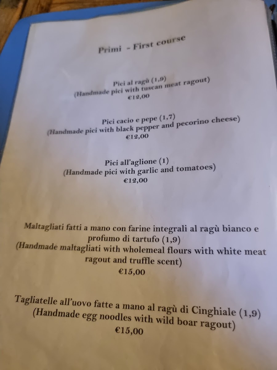 Locanda di Casalmustia Photo Menu 3
