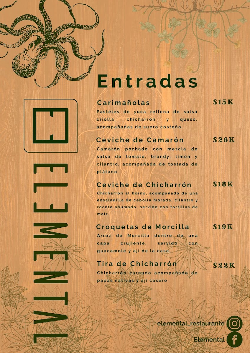Restaurante Elemental Photo Menu 4