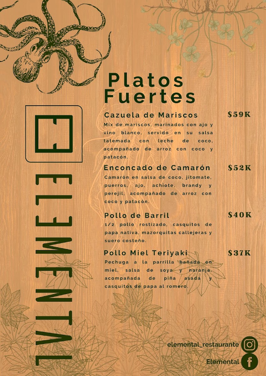 Restaurante Elemental Photo Menu 7