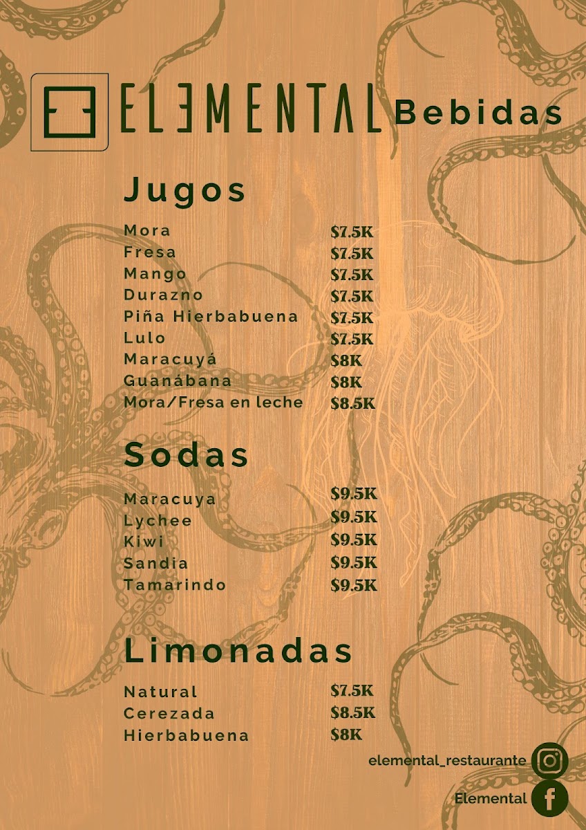 Restaurante Elemental Photo Menu 9