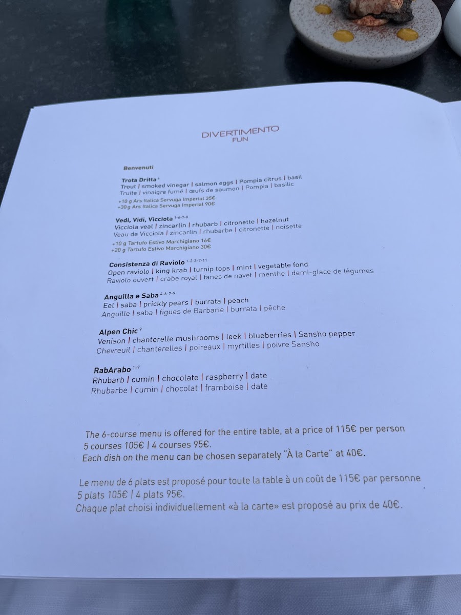 La Musa Restaurant & Rooftop Terrace Photo Menu 1