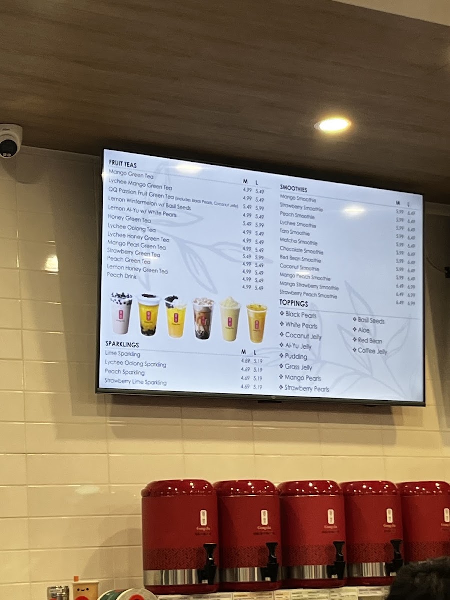 Gong Cha Shawnessy - Bubble Tea Photo Menu 3