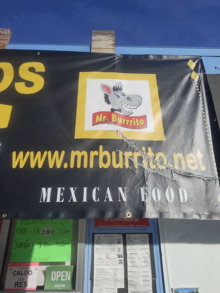 Mr. Burrito Photo Menu 8