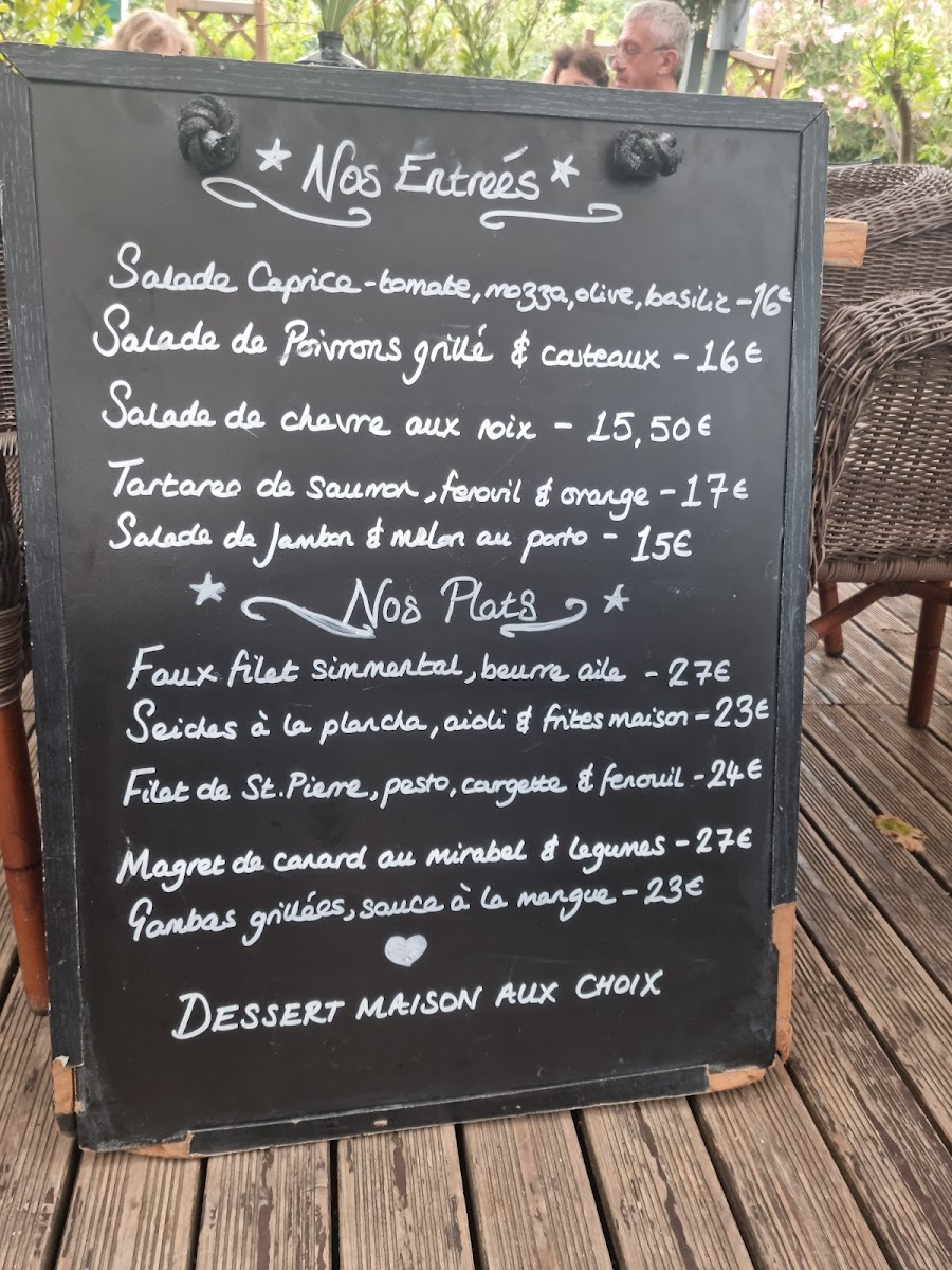 Restaurant L'Île aux Oiseaux Photo Menu 3