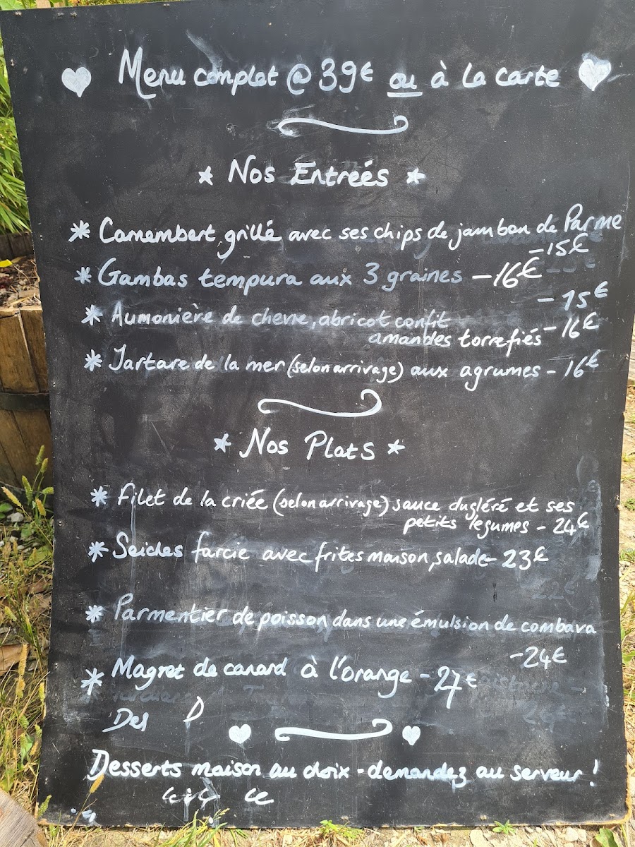 Restaurant L'Île aux Oiseaux Photo Menu 4