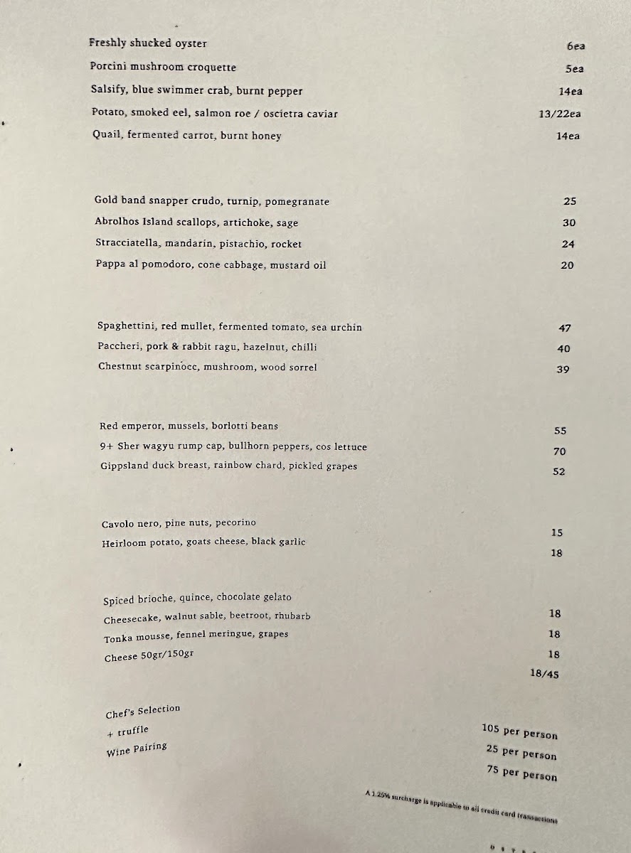 Osteria Ilaria Photo Menu 2