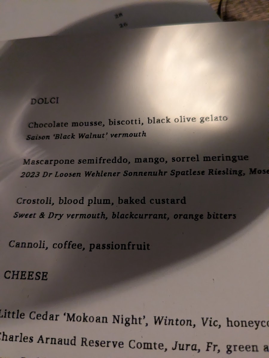 Osteria Ilaria Photo Menu 9