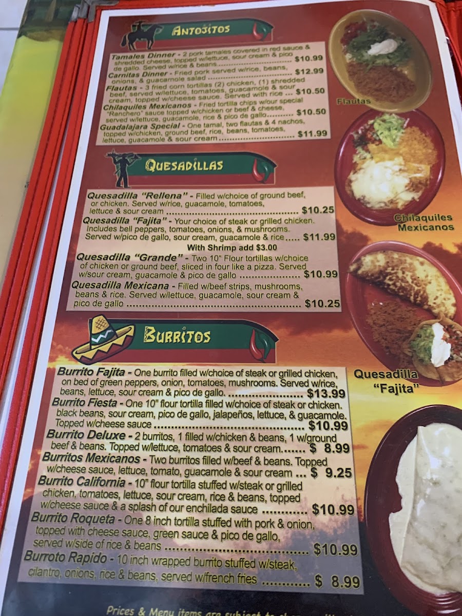 El Charro Mexican Grill Photo Menu 10