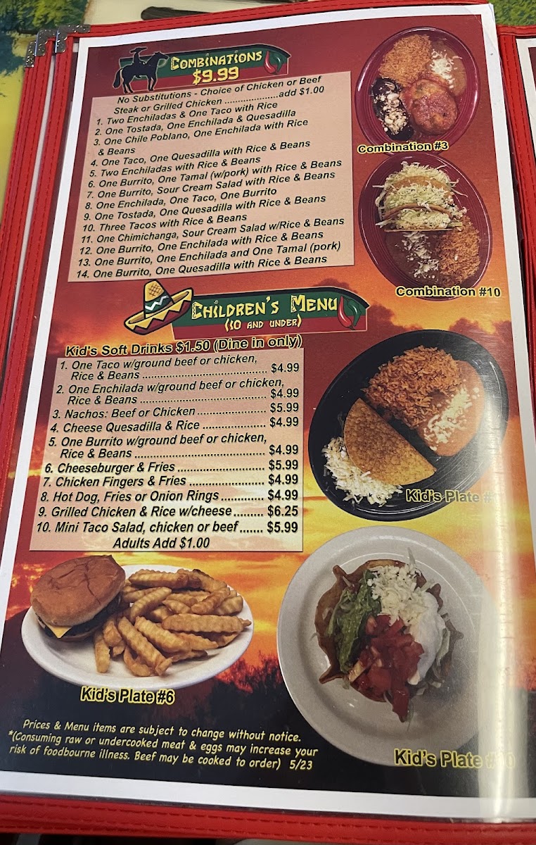 El Charro Mexican Grill Photo Menu 4