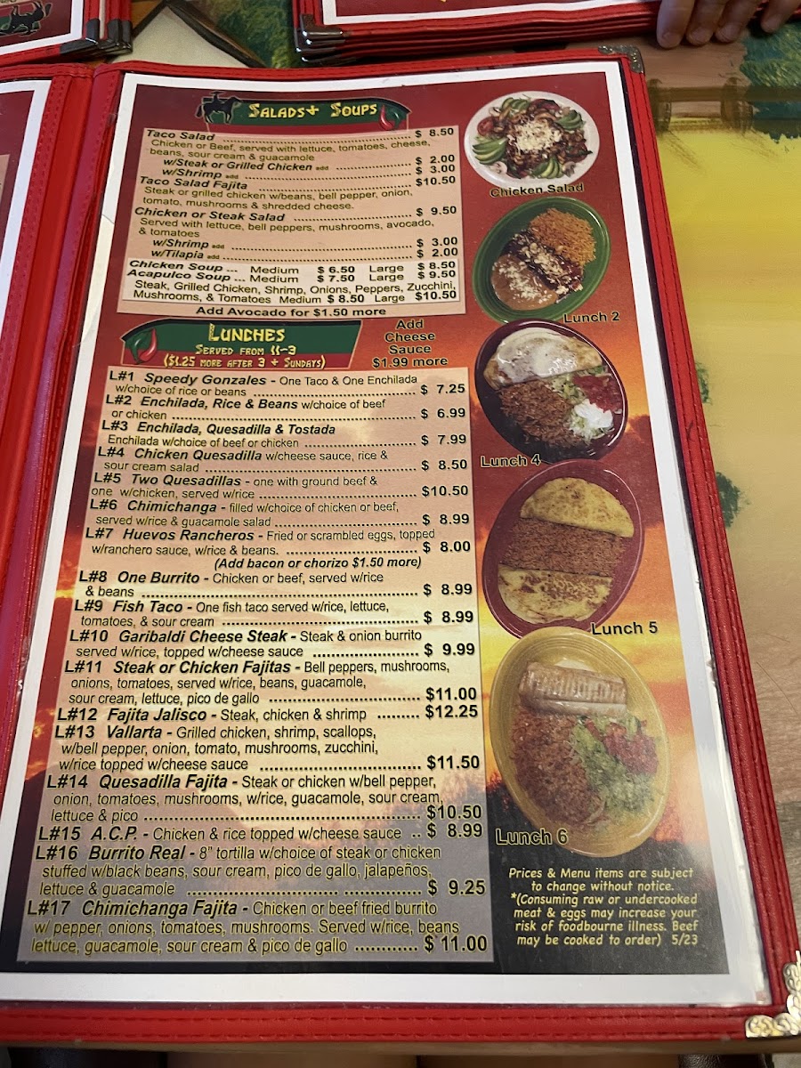 El Charro Mexican Grill Photo Menu 6