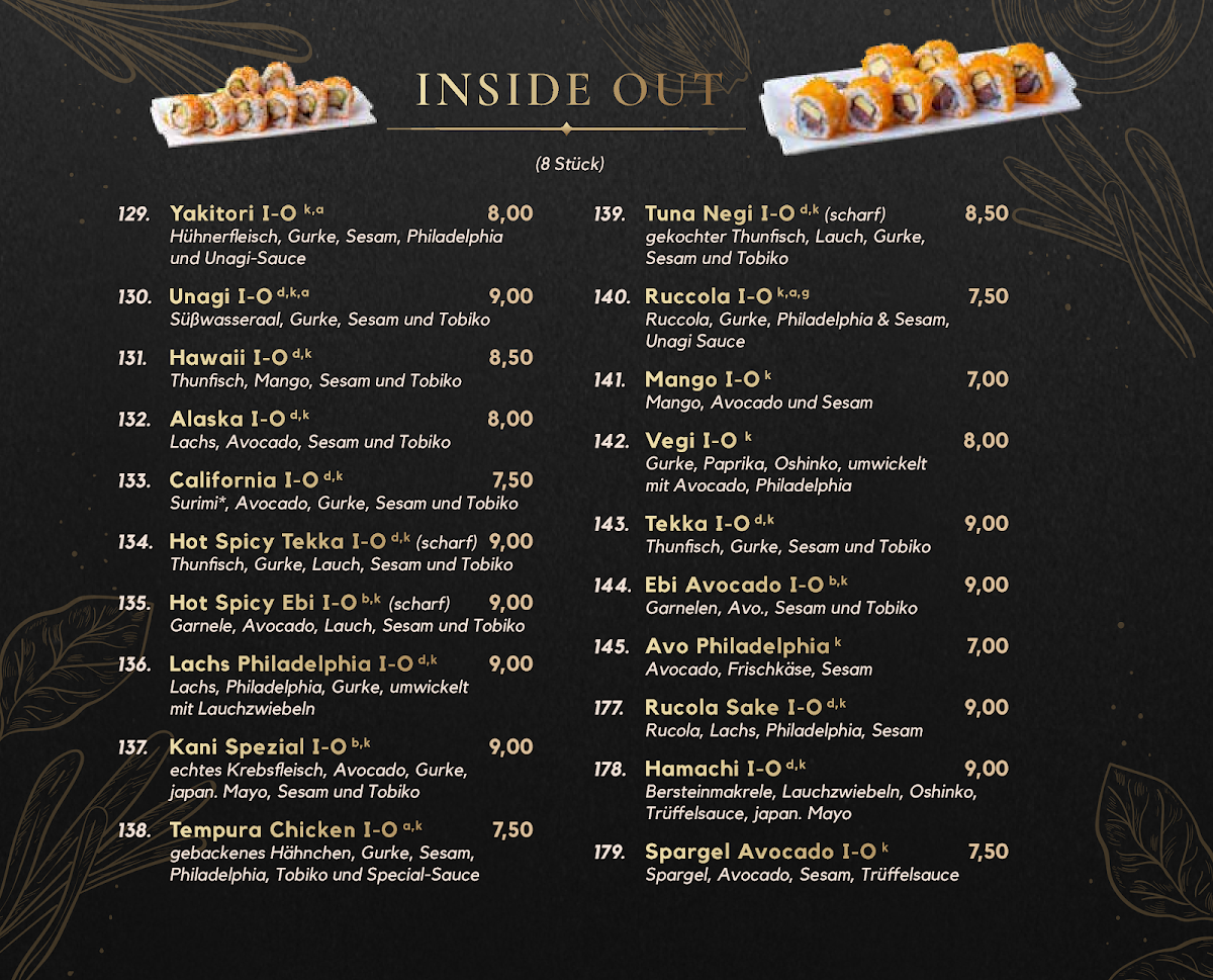 Cubi Restaurant Photo Menu 3