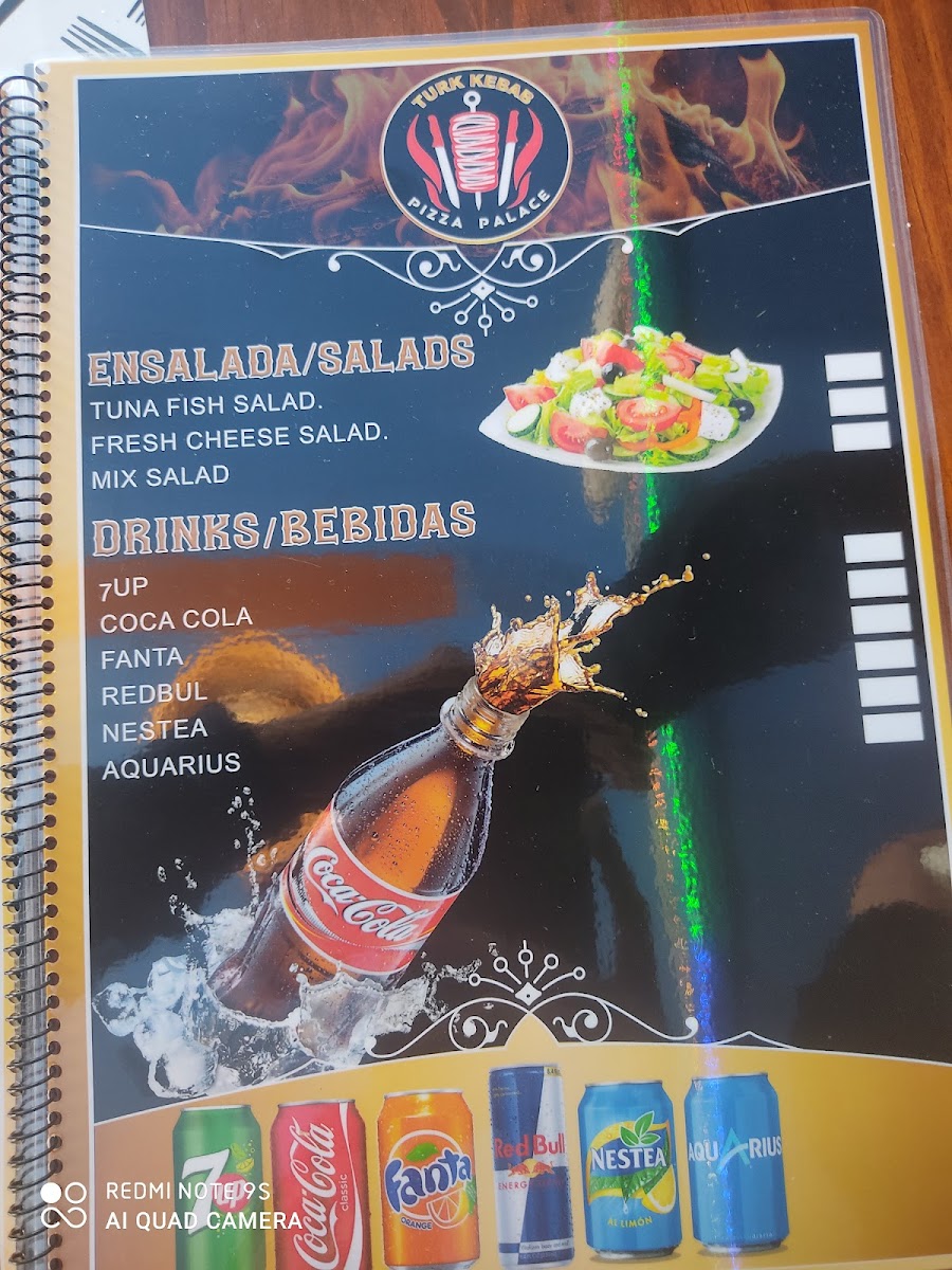TURK KEBAB&PIZZERIA Photo Menu 3