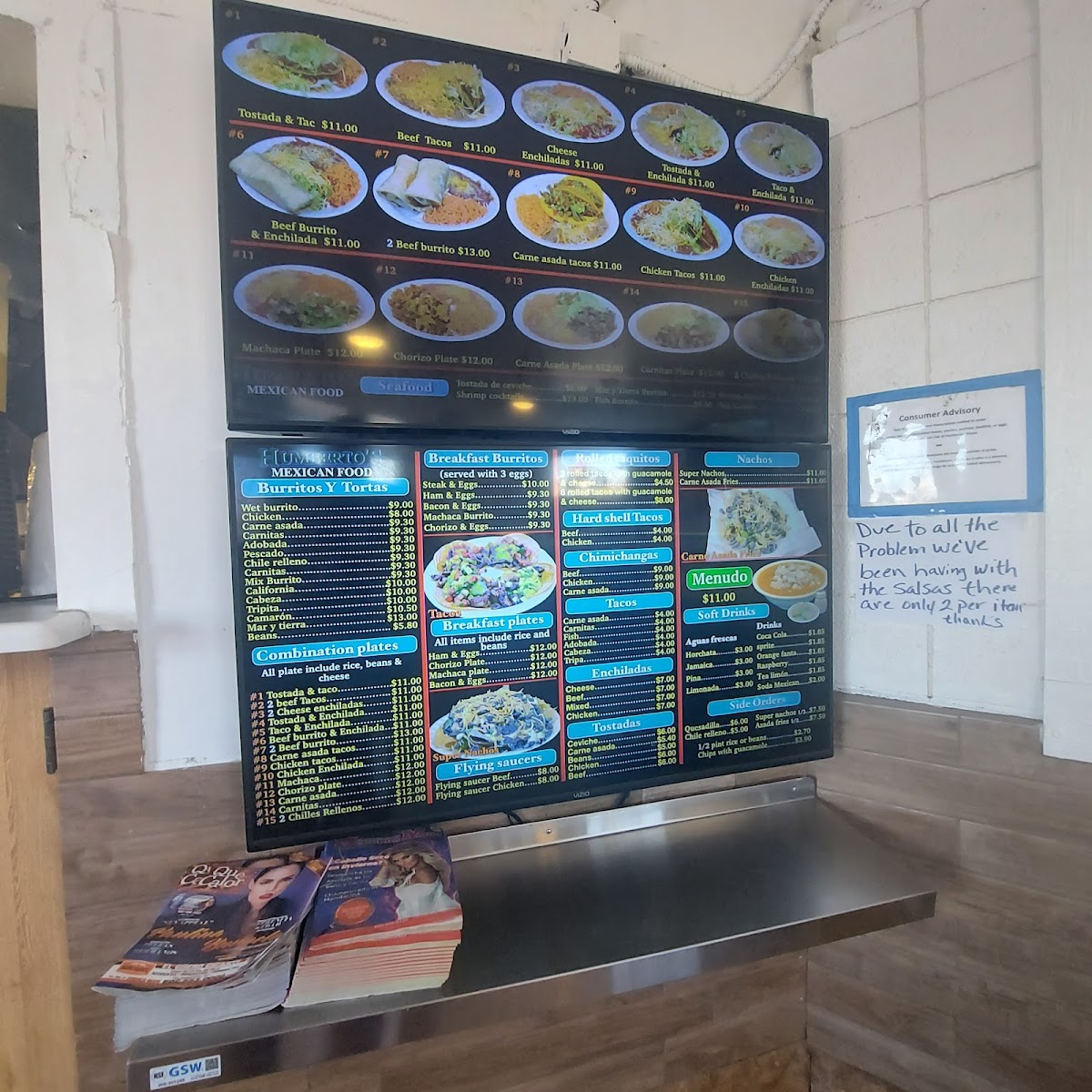 Humberto's Mexican Food Photo Menu 6
