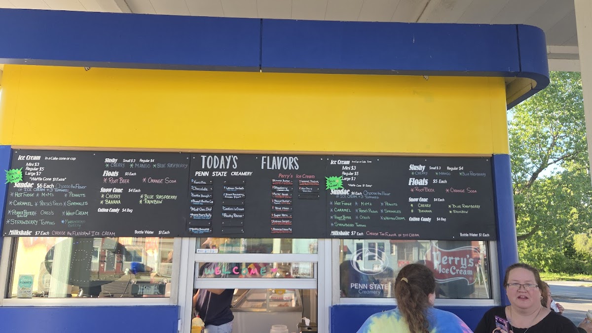 Smiley's Ice Cream Photo Menu 2