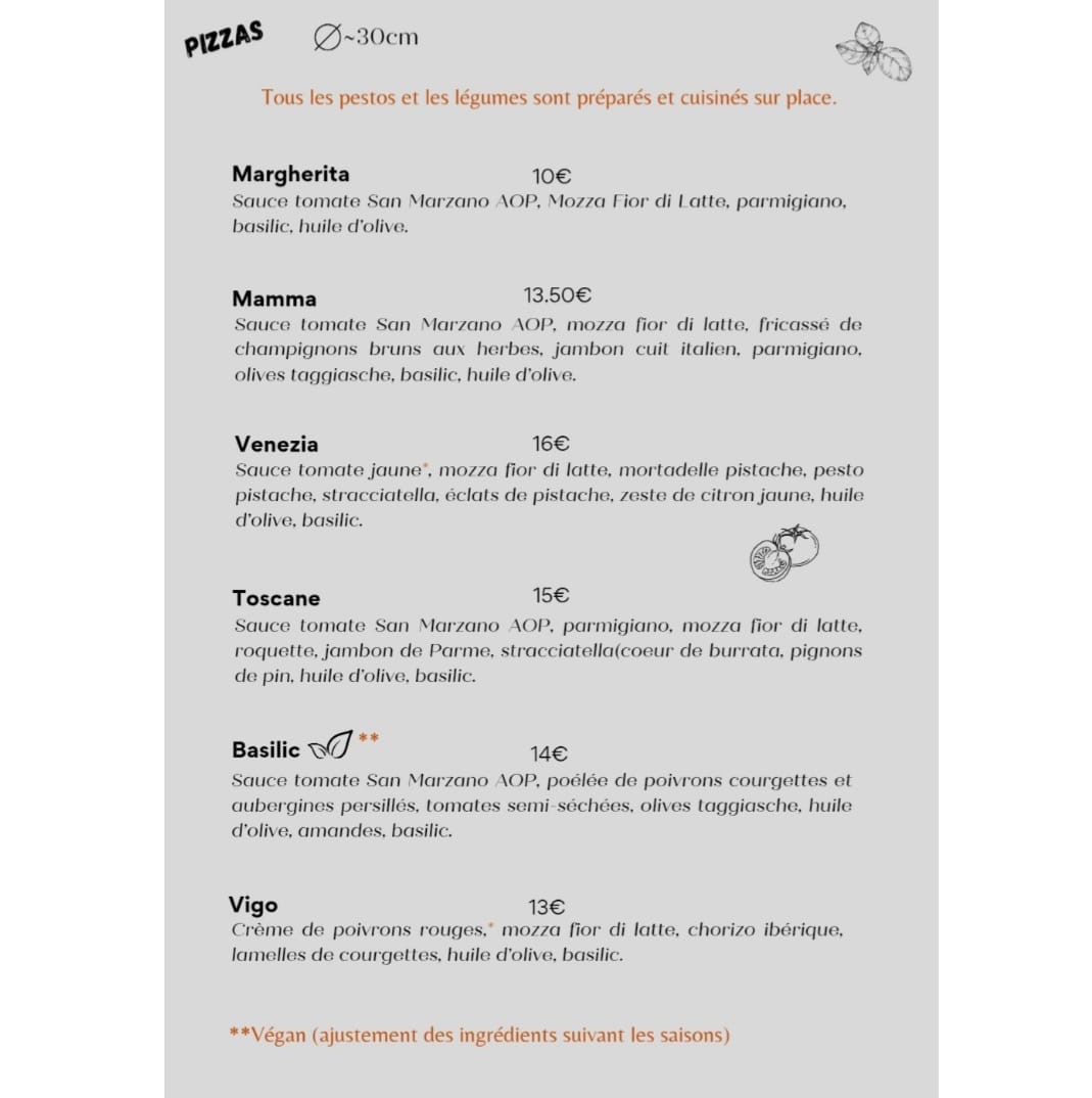 Napolibreizh pizzeria Photo Menu 8