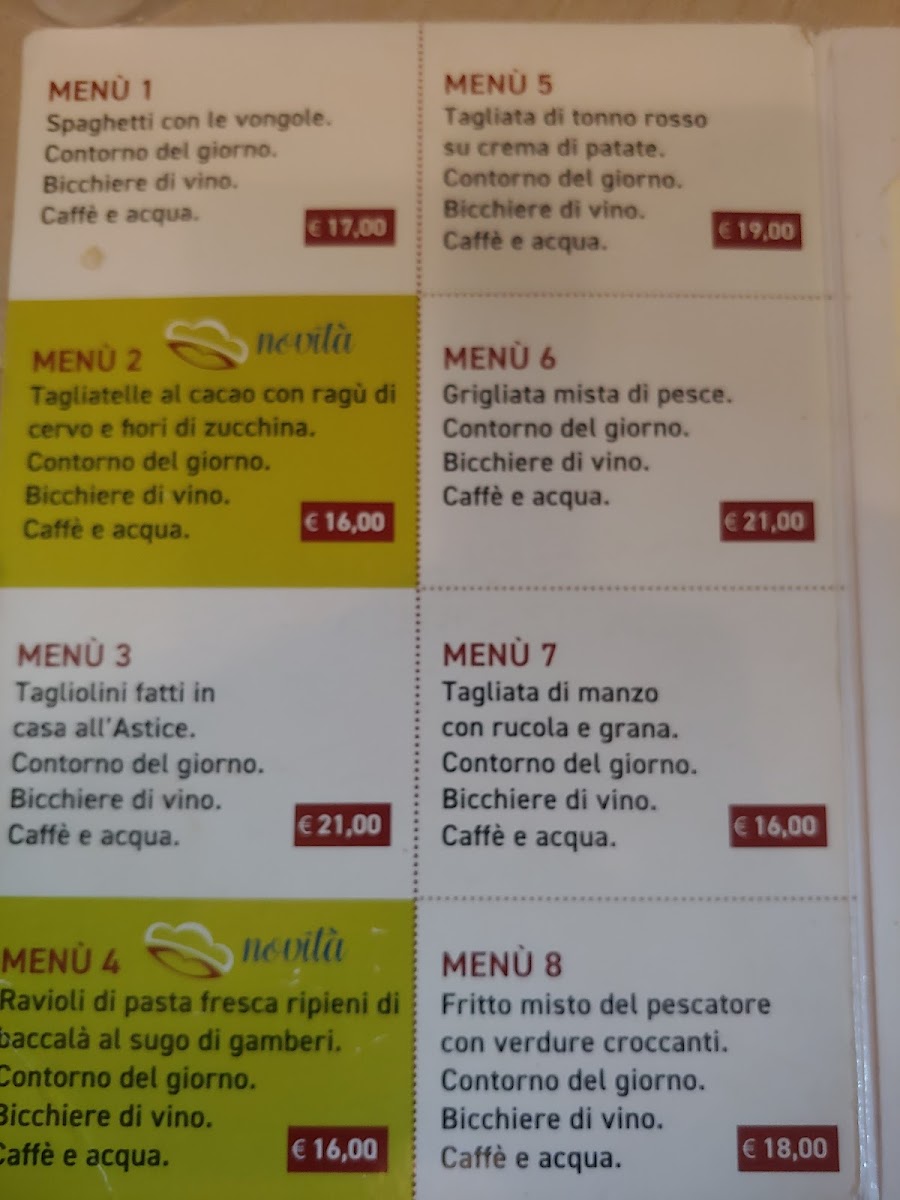 Al Bacio Restaurant & Pizza Photo Menu 3