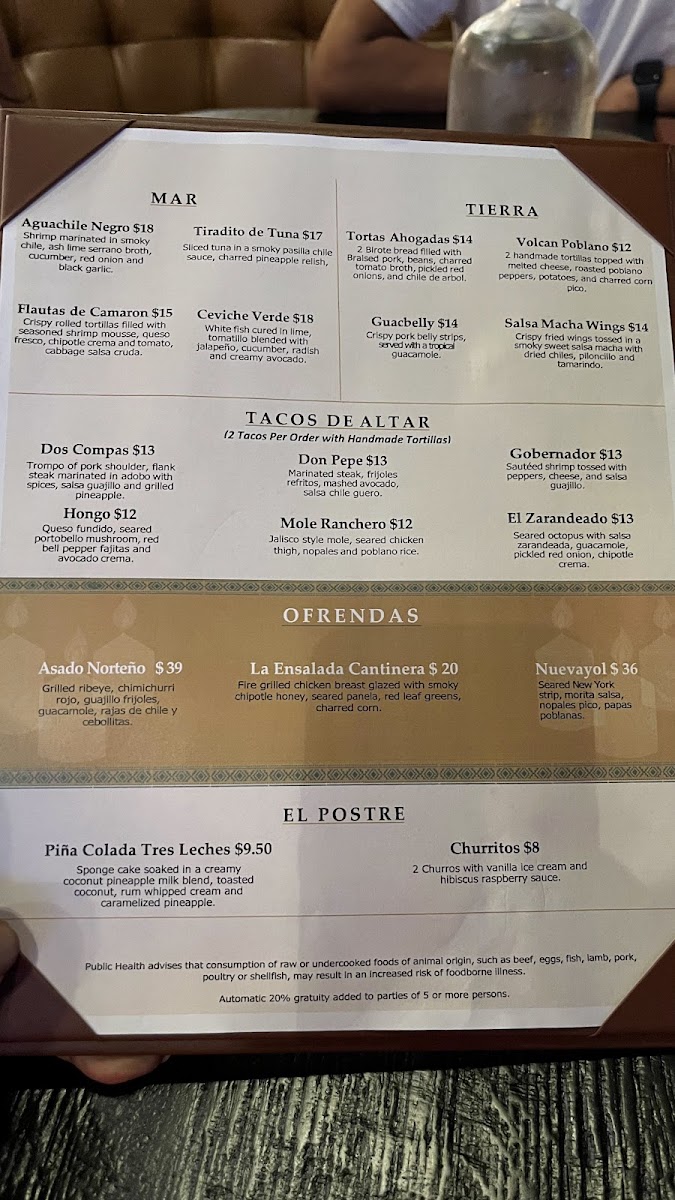 Ofrenda Cantina Y Cocina Photo Menu 2
