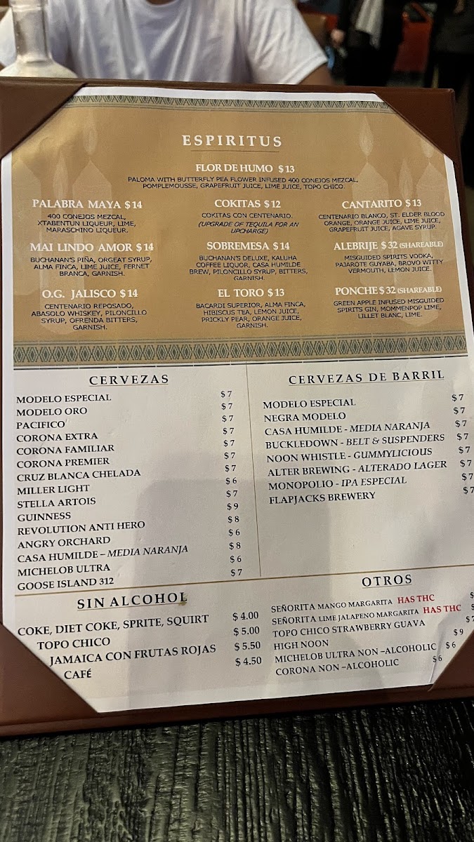 Ofrenda Cantina Y Cocina Photo Menu 3
