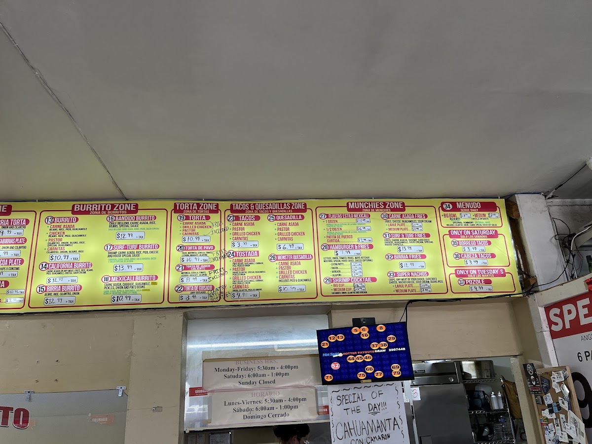 MARIA'S TACO SHOP Photo Menu 4