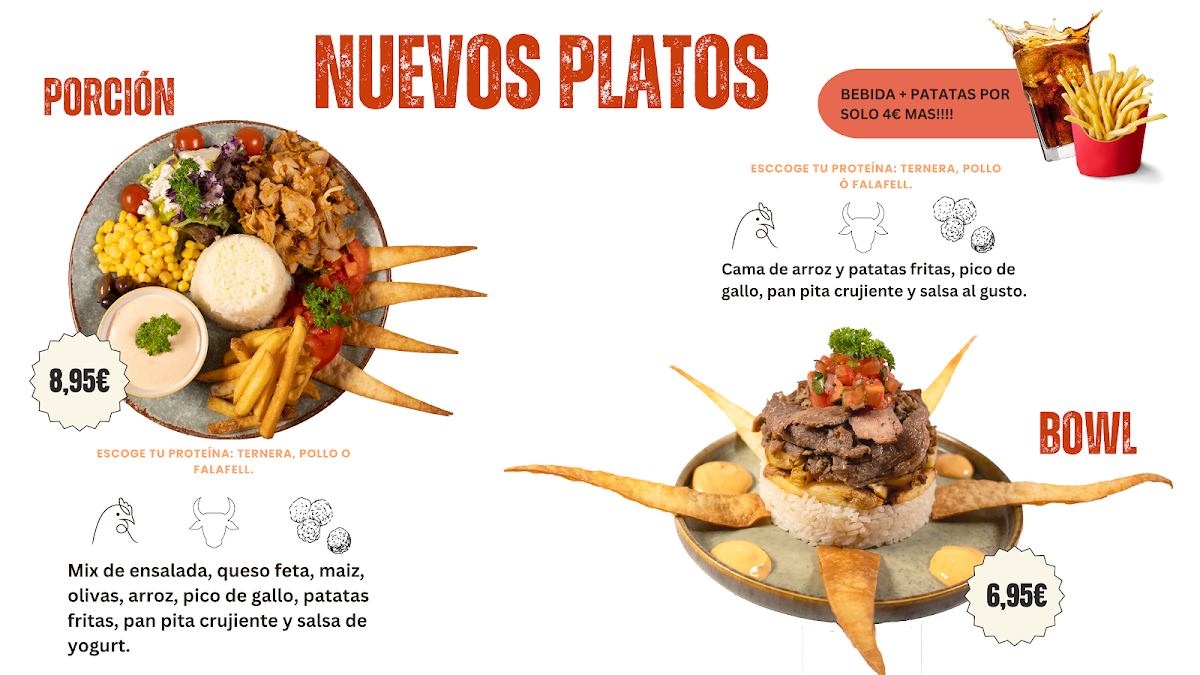 BAM BAM Doner Kebab Glòries Photo Menu 1