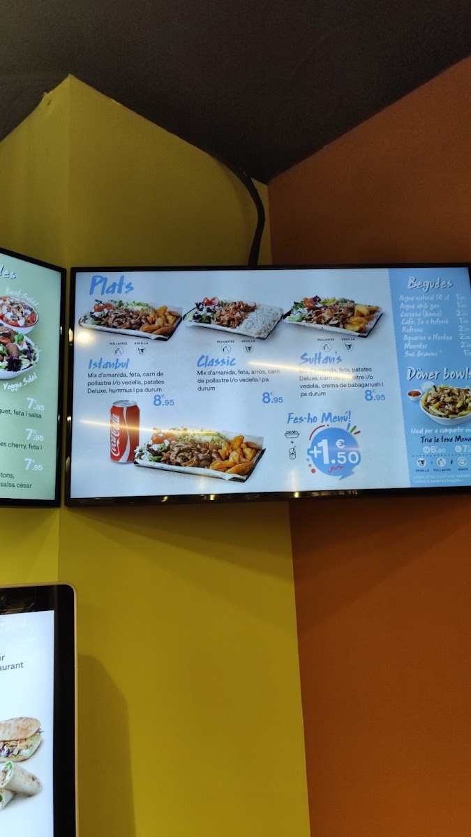 BAM BAM Doner Kebab Glòries Photo Menu 10