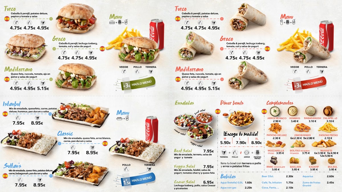 BAM BAM Doner Kebab Glòries Photo Menu 4