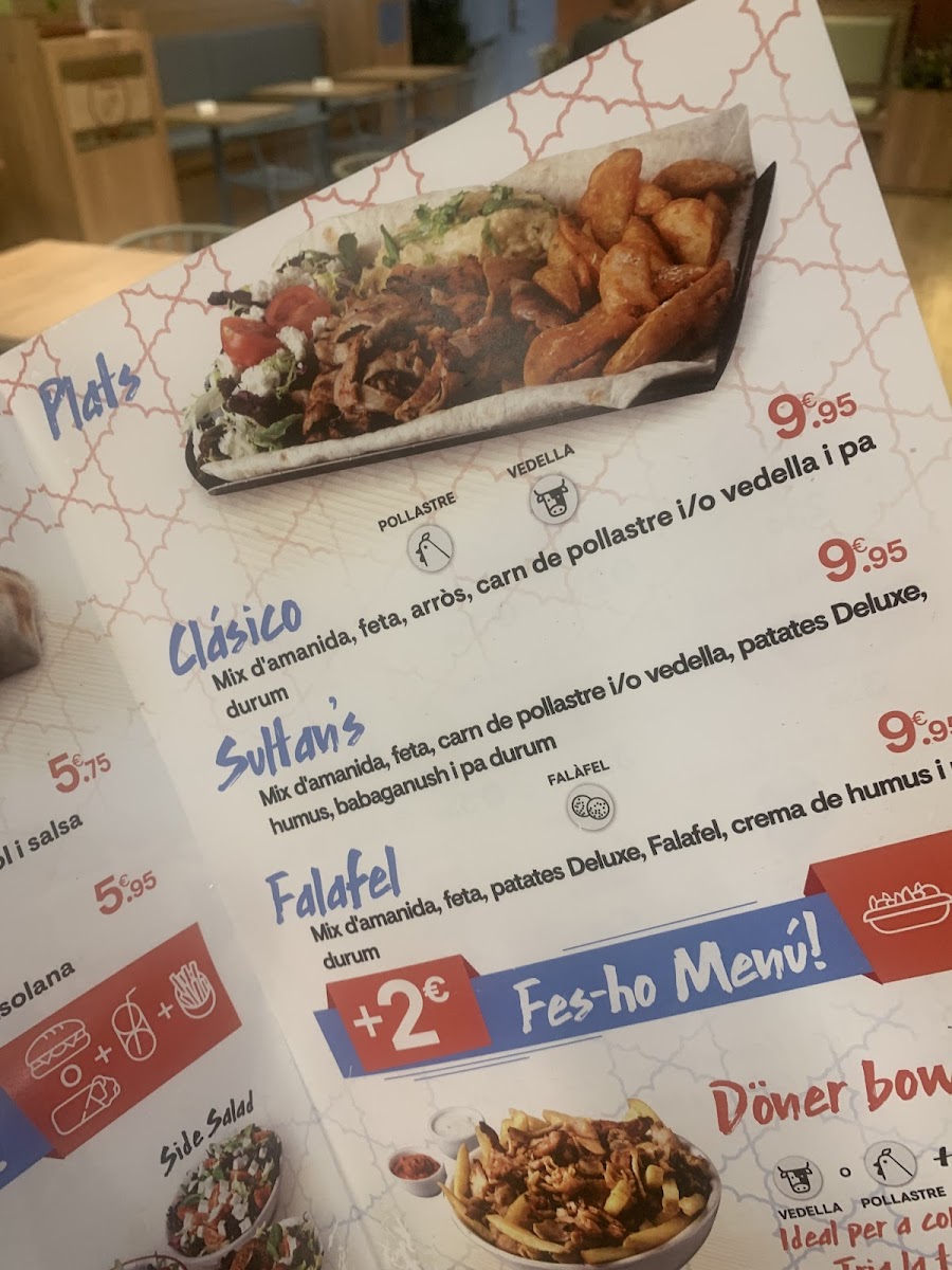 BAM BAM Doner Kebab Glòries Photo Menu 9